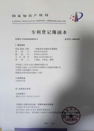 专利登记簿副本