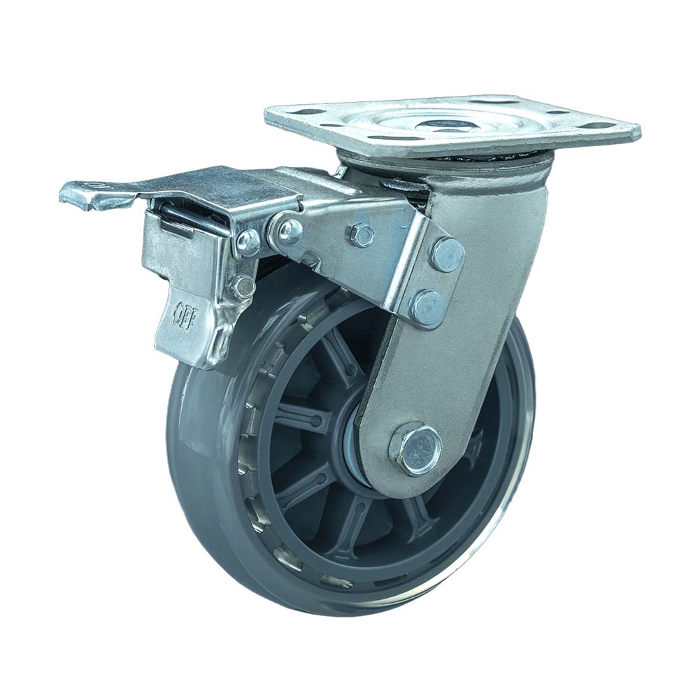 Heavy Duty HPU Dual Brake Caster(DS-40 Series)