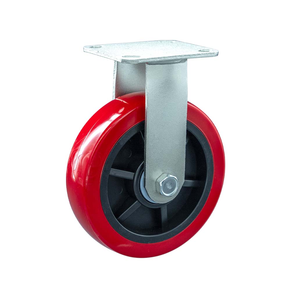  Medium Heavy-duty Plastic Core Polyurethane Tread Rigid Caster (DS34 Series)