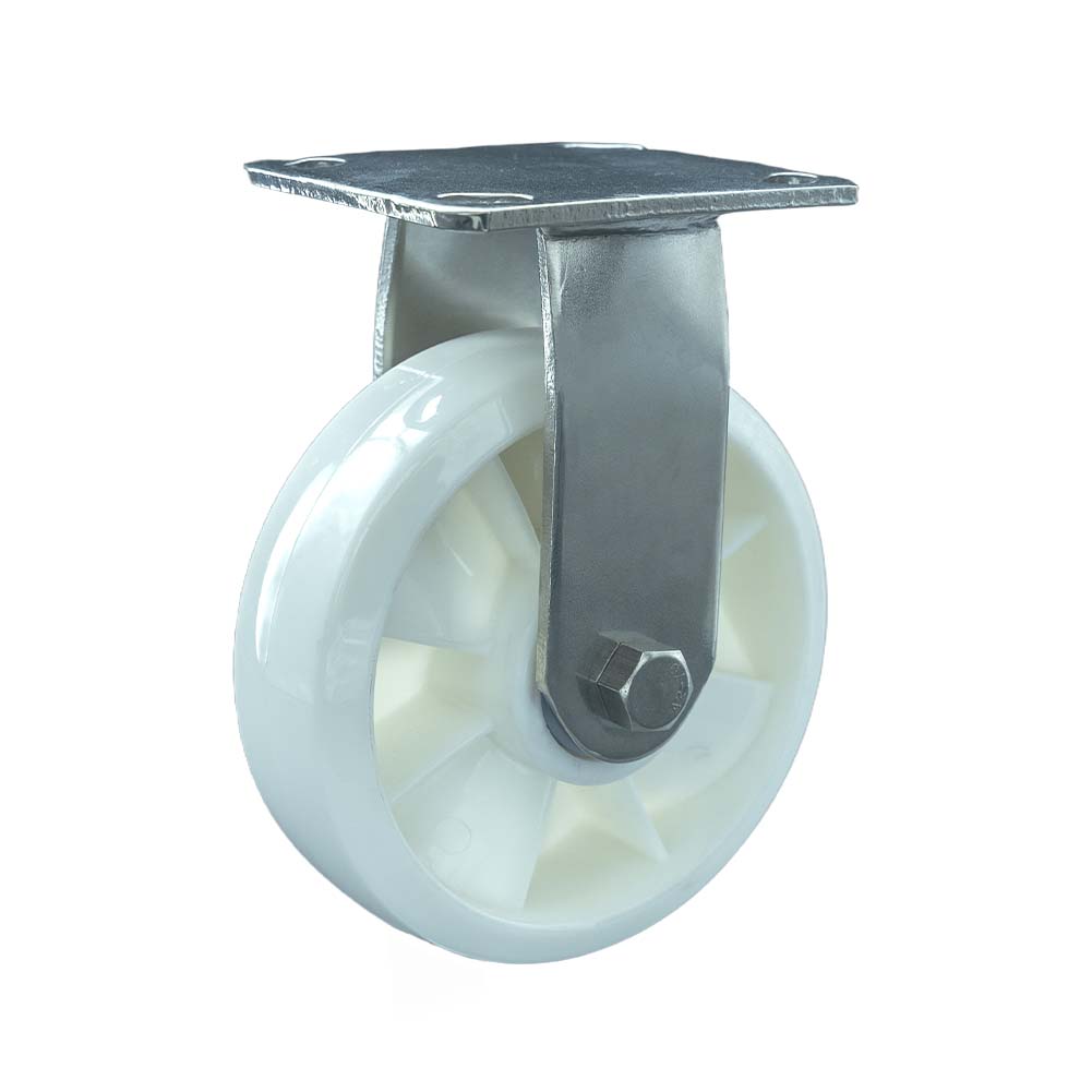  304 Stainless Steel  Heavy Duty Nylon Rigid Caster (DS-40 Series)