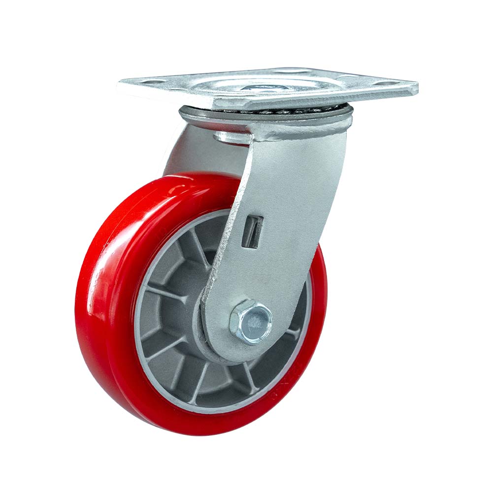 Heavy Duty Aluminum Core Polyurethane Tread Swivel Caster(DS-40 Series)