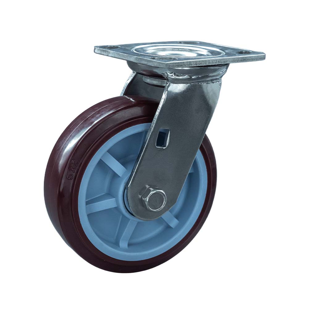  304 Stainless Steel  Heavy Duty TPU Swivel Caster (DS-40 Series)