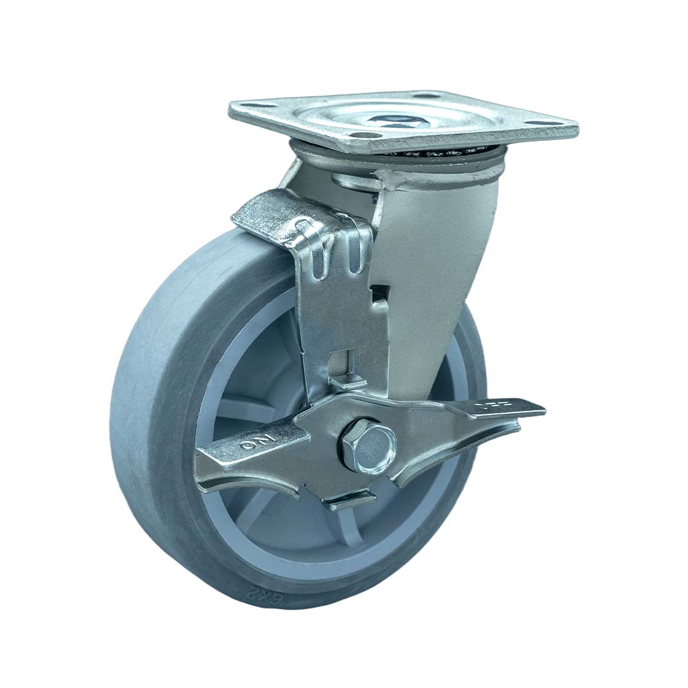 Heavy Duty Thermoplastic Rubber TPE Side Brake Caster(DS-40 Series)